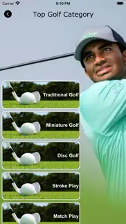 the golf lover iphone screenshot 2