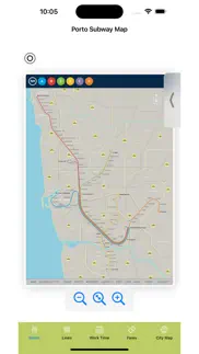 porto subway map iphone screenshot 2