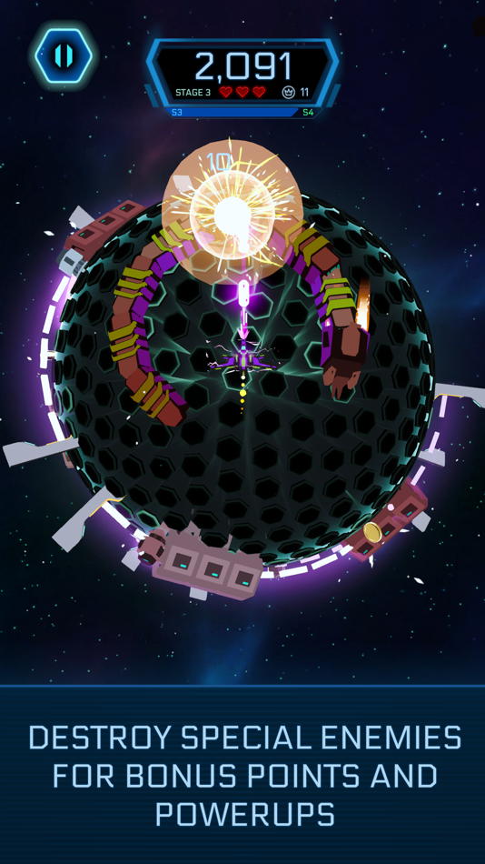 #3. Galaxy Swirl: Action Runner (iOS) Podle: Ricardo Mendonca