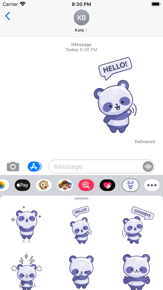 The Happy Panda Stickers - 1.0 - (iOS)