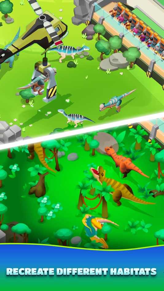 #2. Dinosaur Park—Jurassic Tycoon (iOS) By: Codigames