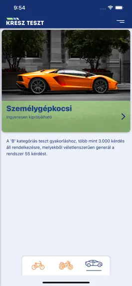 Game screenshot KreszTeszt mod apk