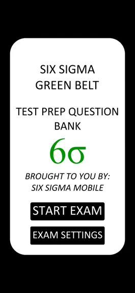 Game screenshot Six Sigma Green Belt Test Prep mod apk