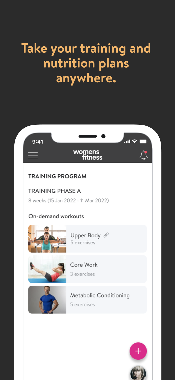 Womens Fitness Training App