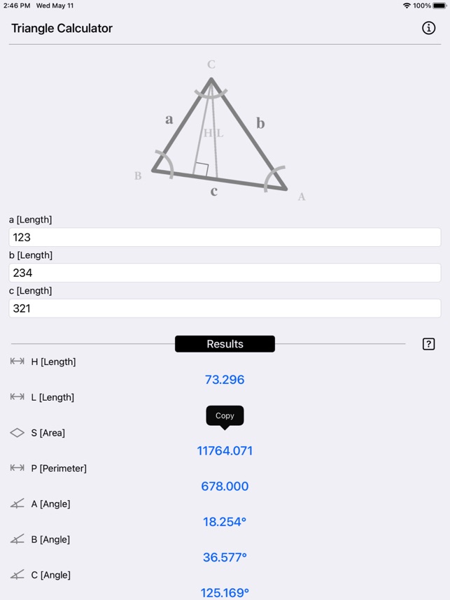 Triangle Height Calculator - Inch Calculator