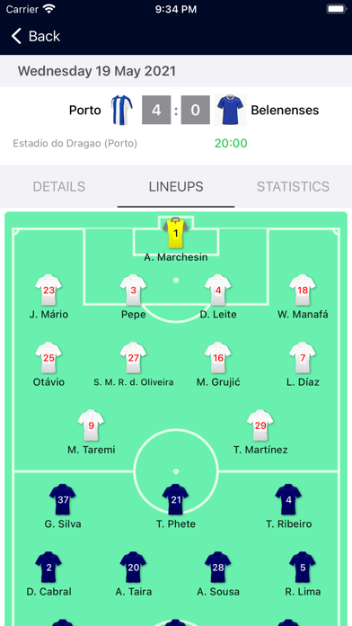 Live Scores for Liga Portugal Screenshot