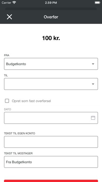 Totalbanken Erhverv Screenshot