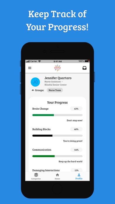 Inspired Senior Care App Screenshot