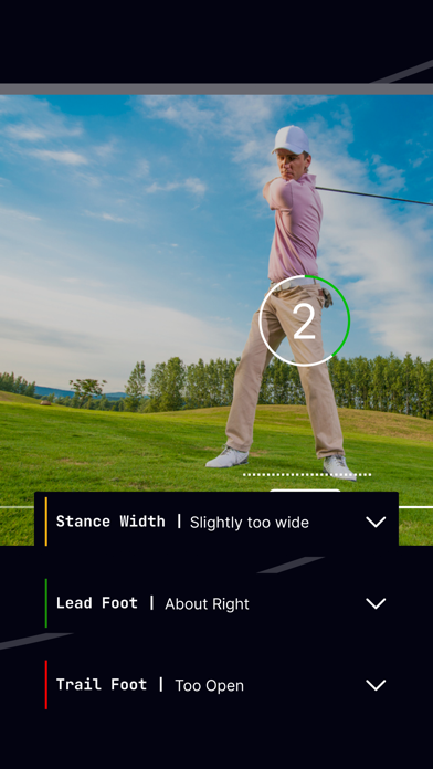 uCOACHu Golf Swing Analyser Screenshot