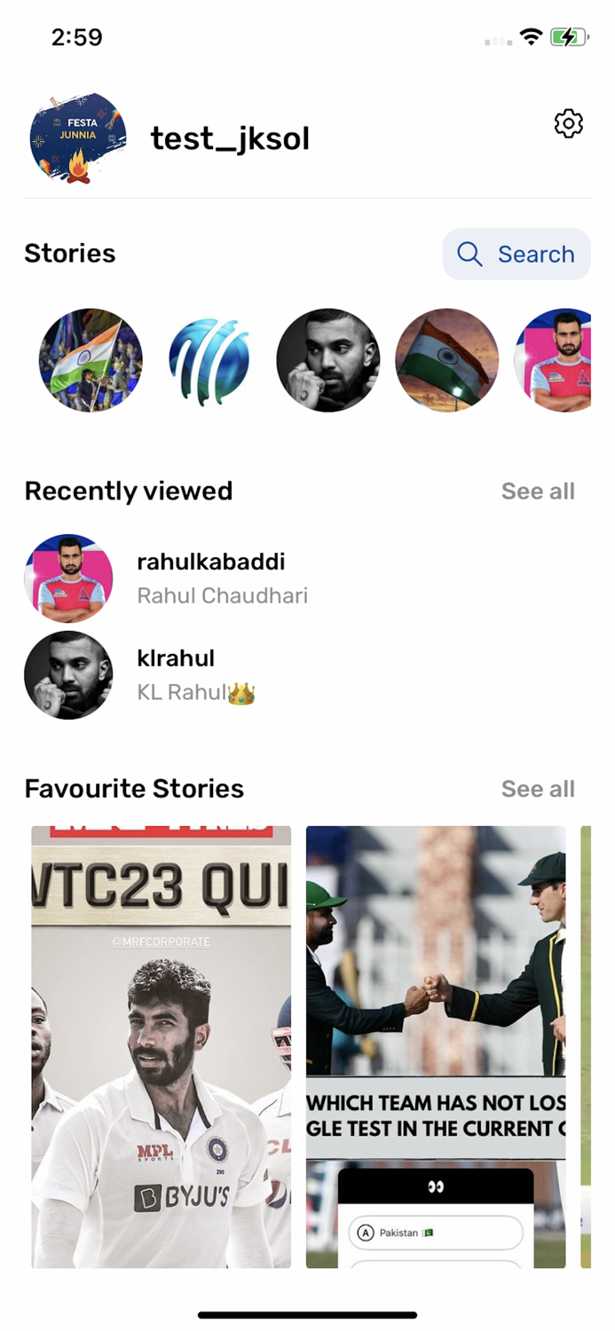 Story and Post for inst