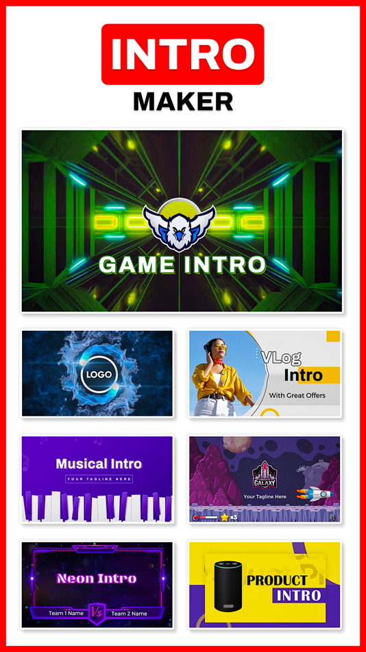 #1. Intro Maker, Video Creator (iOS) 由: jinal alagiya
