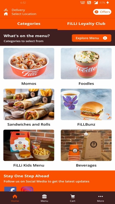 FiLLi Cafe UAE Screenshot
