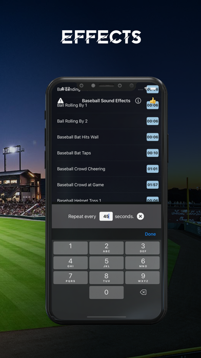 Baseball Sound Effects Screenshot