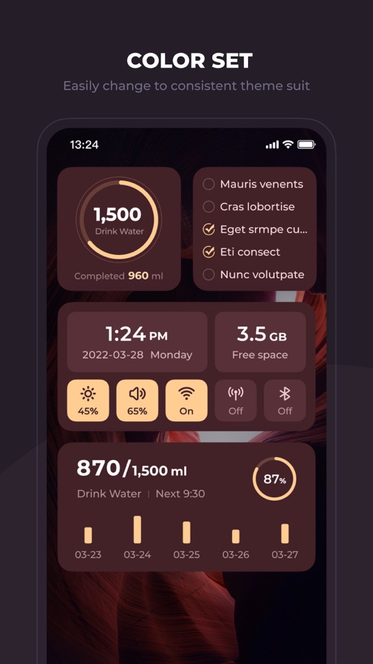 #4. Enjoy:Beautiful widgets (iOS) 由: Shanghai Lumeng Cultural Communication Co., Ltd.