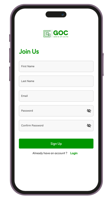GOC APP Screenshot