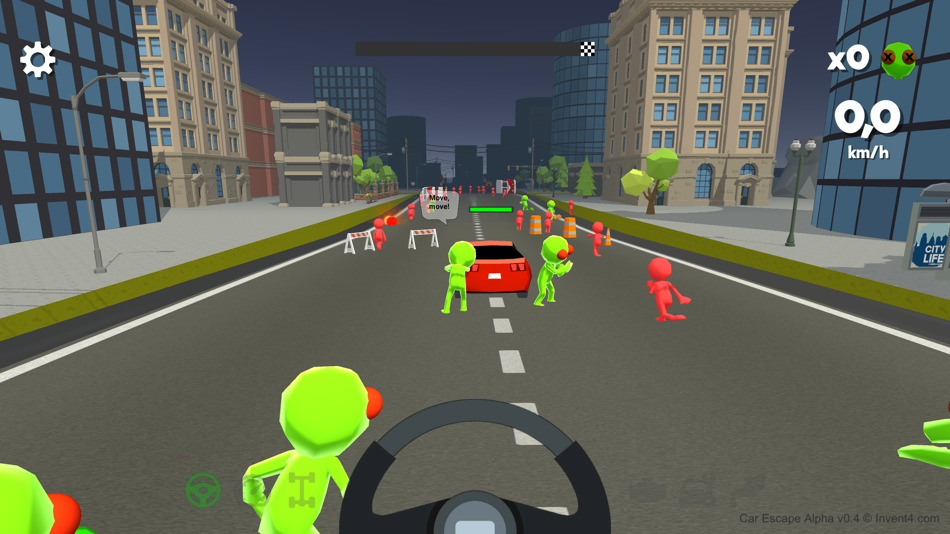 #3. Car Escape 3D Zombie Attack (iOS) By: Invent4.com