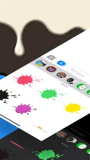 paint splash animated stickers iphone screenshot 2