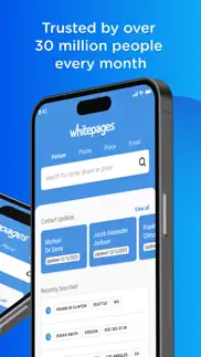 whitepages people search iphone screenshot 2