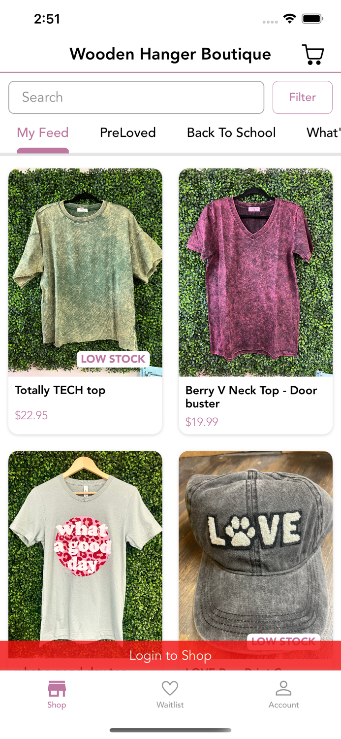 Wooden Hanger Boutique