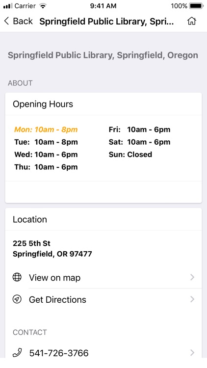 Lane Libraries OR screenshot-5
