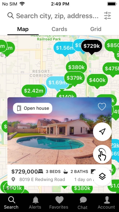 AZ Home Search Screenshot