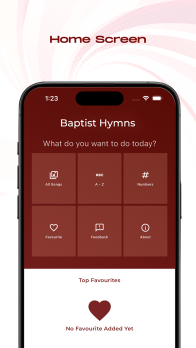 Baptist Hymns Offline Screenshot