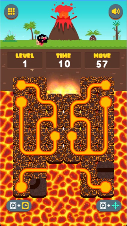 Lava Connect Pipe-Puzzle Block