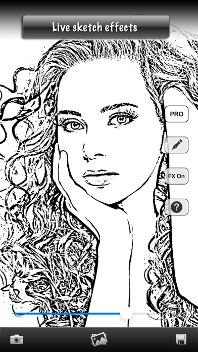 Screenshot #1 pour Pencil Sketch Photo Editor +