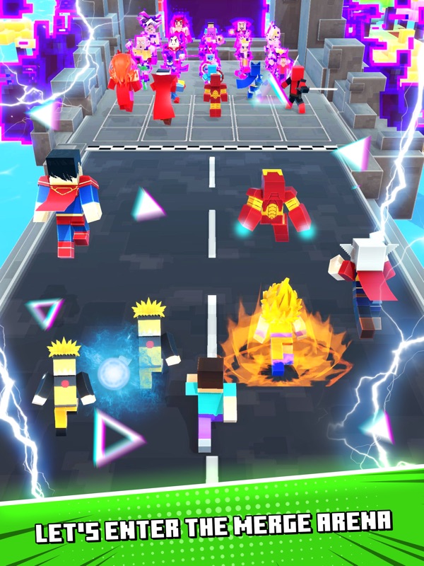 Hero Craft Merge: Run & Battle screenshot 11