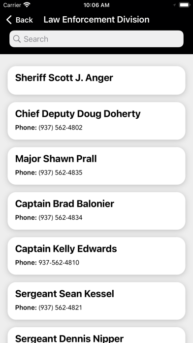 Greene County Ohio Sheriff Screenshot