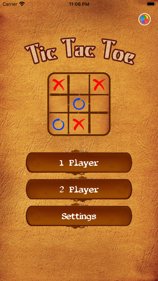 #1. Tic Tac Toe (with AI) (iOS) 由: Krishna Raj Salim