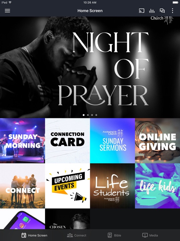 Awakening Life Church iPad screenshot 1 - Education app