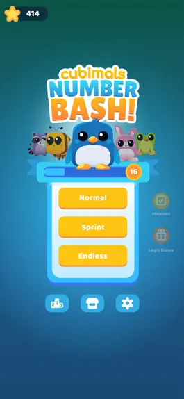 Game screenshot Cubimals: Number Bash! apk