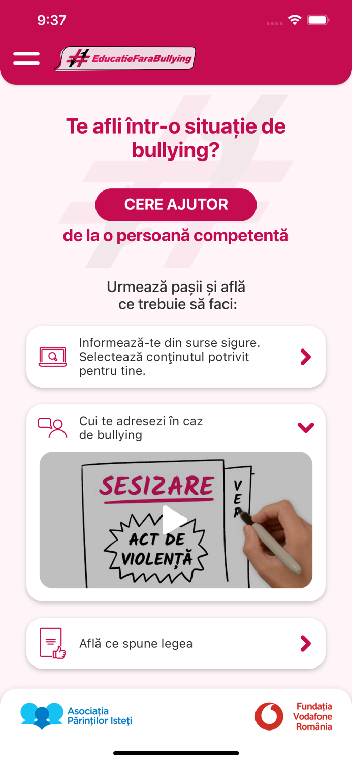 Educație fără bullying