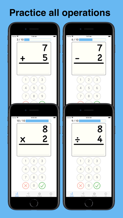 Screenshot #2 pour Flash Cards: Math Facts