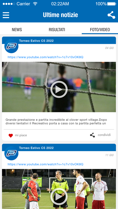 Forza Pescara League Screenshot