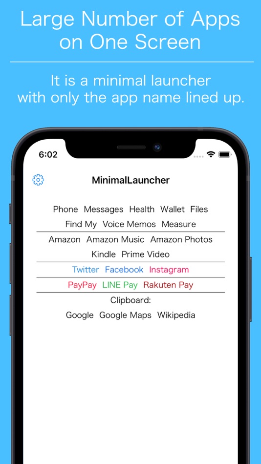#1. MinimalLauncher (iOS) By: Akihiro Usui