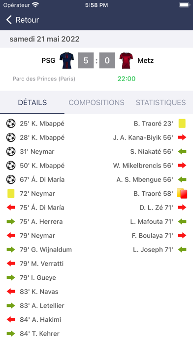 Screenshot #3 pour Résultats de Football France