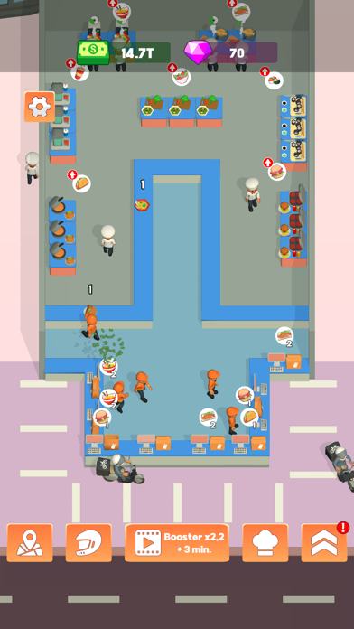 Cloud Kitchen - Idle Tycoon Screenshot