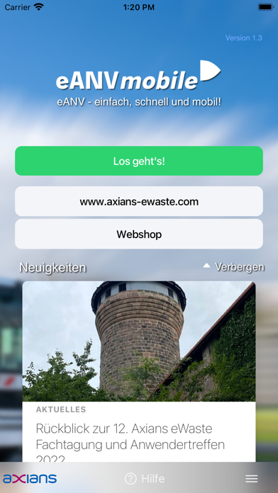eANVmobile Screenshot