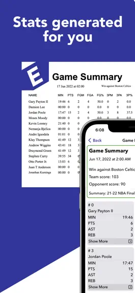 Game screenshot Basketball Stats | Elevate apk