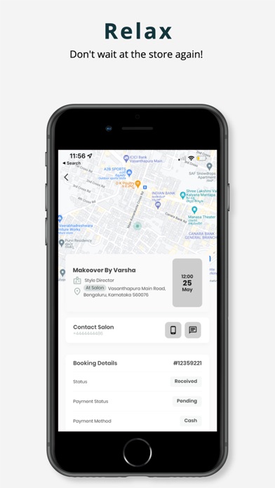 Zylu Salon/Spa Appointment App Screenshot