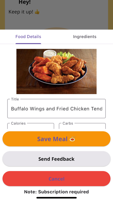 Meal Coach AI Screenshot