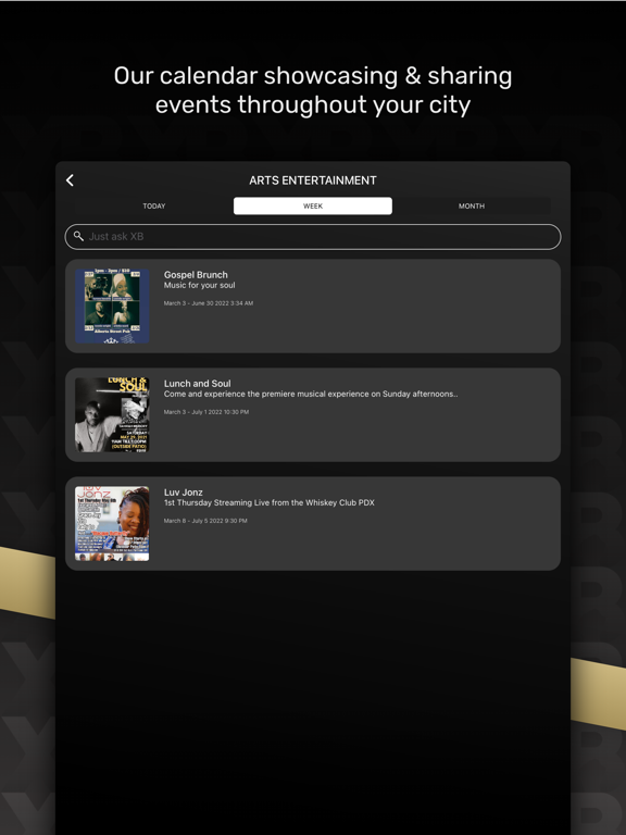 XB iPad screenshot 4 - Lifestyle app