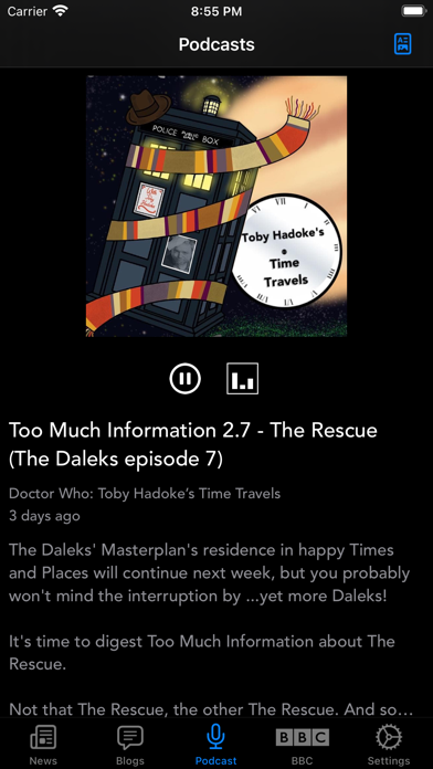 DW WhoNews for Doctor Who Screenshot