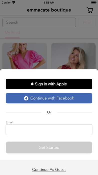 emmacate boutique Screenshot