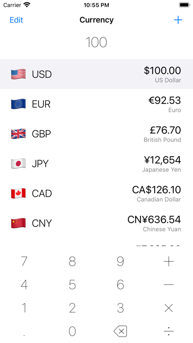 Currency - Exchange Rate ・ Screenshot