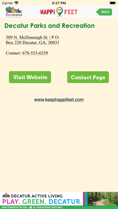 HAPPiFEET- City of Decatur Screenshot