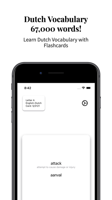Dutch Vocabulary Screenshot