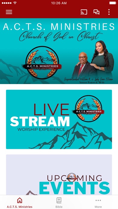 ACTS Ministries COGIC Screenshot